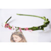 F-0315  New Style Women Alloy Resin Beads  Headband Hair Accessories Forest Fashion Jewelry Green Headbands