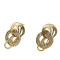 N-6204 Fashion Punk Style Gold Plated Crystal  Choker Neckalce Jewelry Set