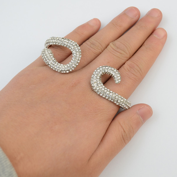B-0718 New Fashion European Charm Crystal Rhinestone Wrist Bracelets For Women Jewelry