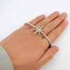 B-0718 New Fashion European Charm Crystal Rhinestone Wrist Bracelets For Women Jewelry