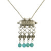 N-6217 Bohemian style new spring fashion jewelry Tibetan Turkish Vintage Silver plated pendant necklace