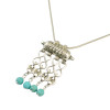 N-6217 Bohemian style new spring fashion jewelry Tibetan Turkish Vintage Silver plated pendant necklace