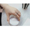R-1349  2016 Fashion stainless steel spiral pearl 2 rings set trendy jewelry