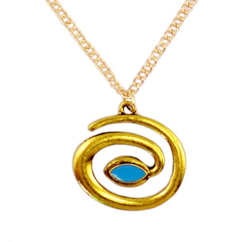 N-6233 Women Fashion Simple Gold/Silver Plated Hollow Loop Pendant Necklace OL Style