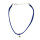 N-6243 6 Styles Fashion Blue Cowboy Chain Charm Choker Pendant Necklace For Women Jewelry