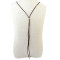 N-6240 European Fashion Simple Brown Long Leather Chain Pendant Necklace Jewelry
