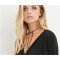 N-6242 Simple Long Leather Rope Chain Sexy Necklace 4 Colors