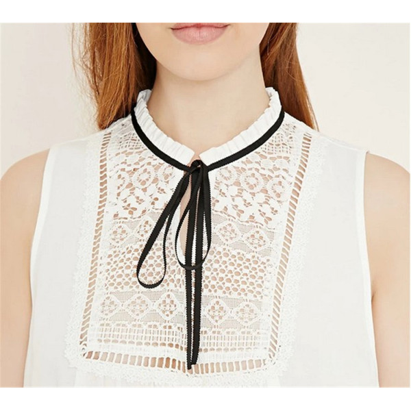 N-6244 Fashion Collar Black Leather Rope Chain Triangle Pendant Choker Necklace Women Jewelry