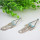 E-3782 Bohemian Style tibetan silver plated pigeon pendant leaf tassel dangle earrings jewelry