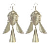 E-3789   Newest Fashion  High Quality Vintage Silver Plated  Metal Butterfly  /Flower /leaf Shape Long Tassel Drop Earrings Jewelry for Women