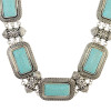 N-6266 Bohemian  Summer Beach Carved Flower Tribal Gypsy Silver Plated Alloy Coin Tassel Waist Chain Beads Natural Turquoise Belly Body Chain