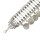 B-0729 Vintage Silver Plated Bracelet Carving Hollow Out Coin Bangle Bracelet for Women Jewelry