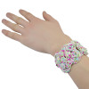B-0734Bohemian Tibetan Style Fashion Bracelet Adjustable Handmade Resin Beads Wide Bracelets For Women Jewelry Free Shipping