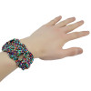 B-0734Bohemian Tibetan Style Fashion Bracelet Adjustable Handmade Resin Beads Wide Bracelets For Women Jewelry Free Shipping