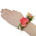 B-0745   New Design Elegant Handmade Weave Rope Bracelet Adjustable Beautiful Flower Leaf Wide Cuff Bracelets For Women Jewelry