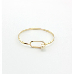 B-0742 Fashion Style Bohemia gold plated Simple button rhinestone Bracelet & bangle