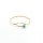 B-0742 Fashion Style Bohemia gold plated Simple button rhinestone Bracelet & bangle