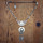 N-6289 Bohemian Style Silver Chain Beads Carved Flower Pendant Necklace Women Jewelry