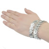 B-0406 Turkish Fashion Vintage Style Handmade Boho Coin  Bracelet Metal Loop Plates Festival Costume