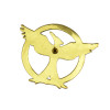 P-0328 Fashion Vintage Antique Bronze The Hunger Games Bird Brooches Alloy Inspired Brooch Pins for Women&Men