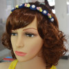 F-0336 Fashion Resin Flower Shape and Synthetic Peal  Hot Selling for Women Sexy Headware for Party