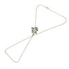 B-0750 New Fashion Bohemian Style Silver Tassel Chain Charm Ankle Chain For Women Jewelery