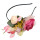 F-0338 4 Colors Floral Hoop Handmade Hairband Ribbon Flowers Leaf Headbands For Women Wedding  Hair Accessories