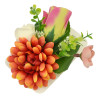 P-0330 Fabric Flower Pectoral Brooch Pins Corsage Hairpin Hair Barrettes for Women Dual Use 4 Colors
