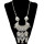 N-6302 Bohomian Fashion style Silver plated fash shape Tassel moon butterfly shape pendant & Necklace for Women Jewelry