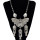 N-6302 Bohomian Fashion style Silver plated fash shape Tassel moon butterfly shape pendant & Necklace for Women Jewelry