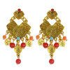 E-3825 New Arrival bohemian vintage gold & silver plated colorful pearls bird shape Dangling Earrings for women jewelry