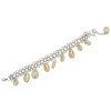 B-0759 Bohemian Korea fashion style Silver plated Bangle shell tassel Bracelet for women jewelry