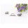R-1379 3Pcs/set Punk Style Silver Gold plated Finger Ring Resin Bead Kncukle Rings For Women Jewelry