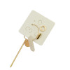 E-3839 New Fashion Unisex Punk Knotted Gold Plated Stud Earring