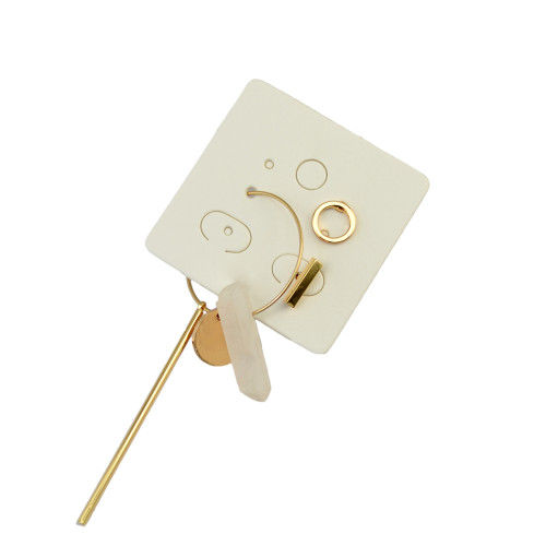 E-3839 New Fashion Unisex Punk Knotted Gold Plated Stud Earring