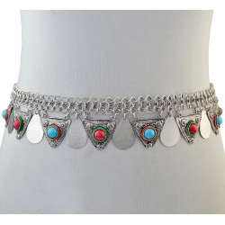 N-6339 Charming Women silver /gold plated chain biniki waist belly with turquoise summer beach Waist body chain jewelry
