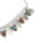 N-6339 Charming Women silver /gold plated chain biniki waist belly with turquoise summer beach Waist body chain jewelry