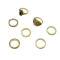 R-1386 7Pcs/set Bohemian Turkish Retro Silver Gold Alloy Inlay Rhinestone Finger Nail Midi Rings For Women Jewelry