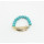 B-0773 bohemian Fashion style Gold Plated leaf shape wit crystal Bracelet  Turquoise Beads Bangle Bracelet Jewelry for Girl&Women