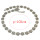 N-6350 bohemian vintage style body chain silver plated flower and sun shape pendant necklace belt chain women jewelry