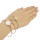 B-0771 European Fashion Style 3pcs Gold Plated Pearl Circular Bangle Bracelet