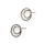 E-3833 Simple Design Style Hanbdmade Female Popular Silver /gold Plated Round Shape Stud Earring