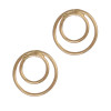 E-3833 Simple Design Style Hanbdmade Female Popular Silver /gold Plated Round Shape Stud Earring