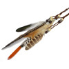 F-0341 Bohemian Handmade Retro Style Rope Chain Natural Stone Feather Tassel Headdress  Hairband Accessory
