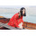 F-0343 Bohemian Handmade Headband Weave Rope Chain Wooden Beaded Feather Tassel Headdress Hairband Women Jewelry