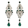 E-3836 Bohemian Fahsion 4 Colors Dangle Earring Crystal Rhinestone Luxry earring for women Jewelry
