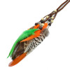 F-0344 Bohemian Handmade Retro Style Rope Chain resin beads Feather Tassel Hairband Accessories for women