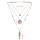 N-6372 Bohomian Vintage Style Fashion Silver Plated Turquoise Tassel Necklace for Women Jewelry