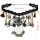 N-6376 Bohemian Fashion Leather Chain Natural Turquoise Beads Rope Different Element Tassel Statement Necklace Women Jewelry