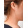 E-3841 Korean Fashion Metal Circle Pendant Earring Simple Long Drop Stud Backings Earrings for Women